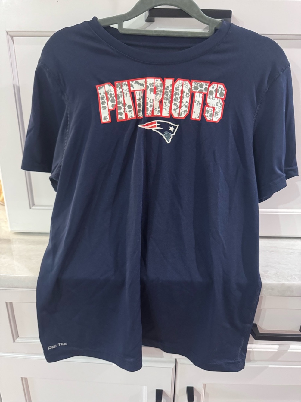 Kids Navy 'Patriots' Short-Sleeve Team Tee